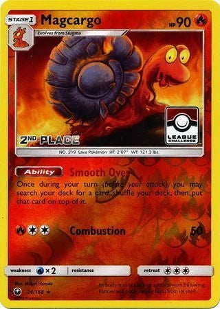Celestial Storm Magcargo #24 First Place League Promo